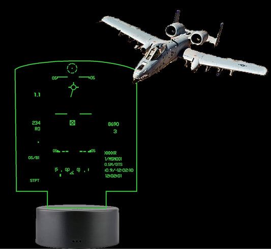 A-10 Warthog LED Light Sign for A10 pilots, Retired pilots, DCS Fans, Aviation Gifts