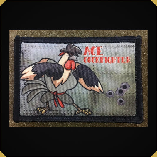 Ace Cockfighter Nose Art Morale Patch