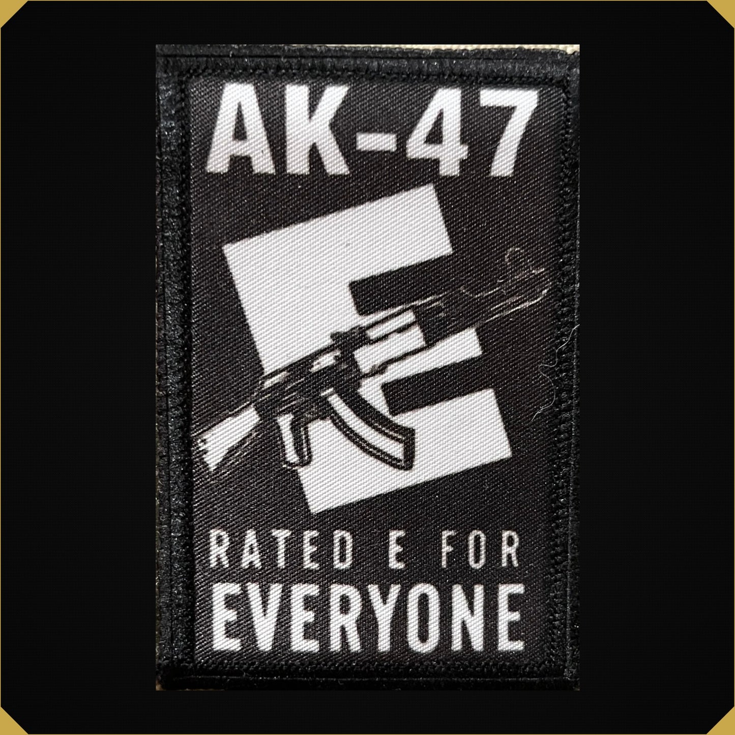 AK-47 Rated E for Everyone Morale Patch