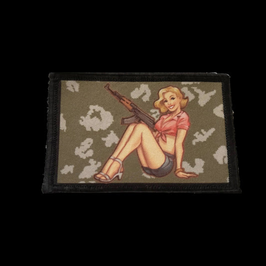 AK47 Pin Up Girl Morale Patch