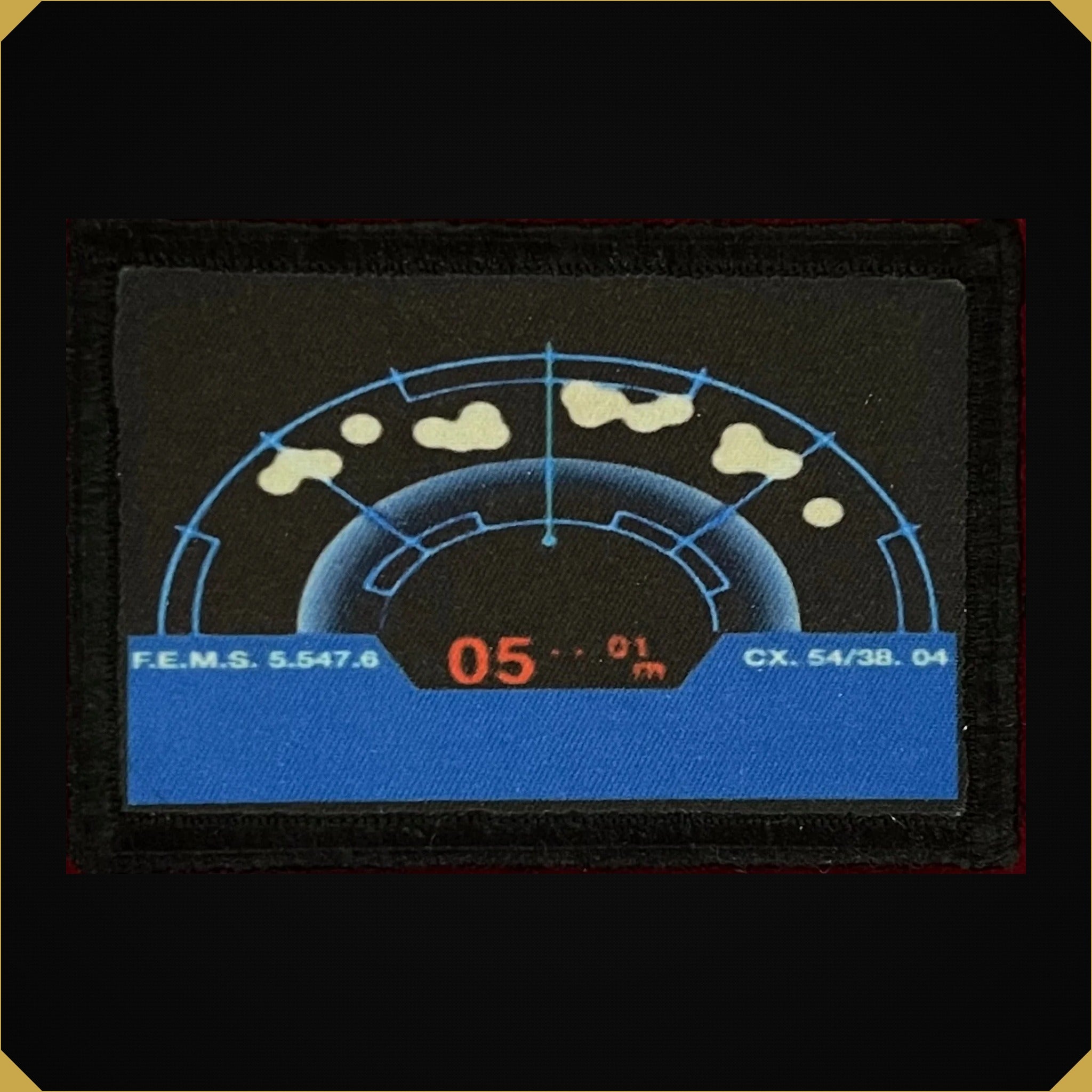 Redheaded T-Shirts Aliens Motion Tracker Hook & Loop Morale Patch 2x3 ...