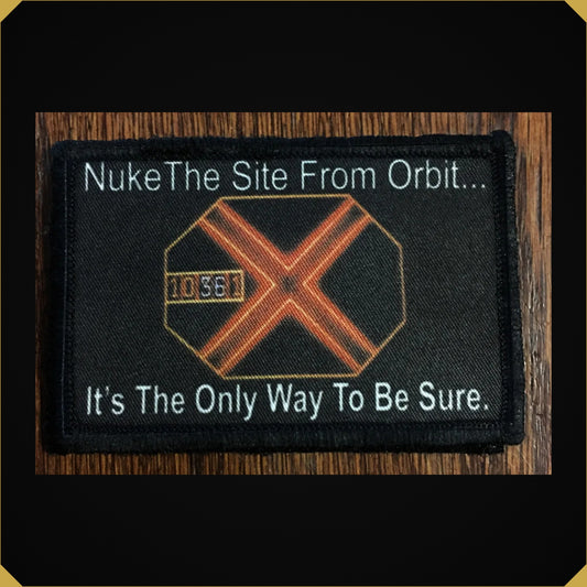 Aliens 'Nuke the Site from Orbit' 2x3" Morale Patch