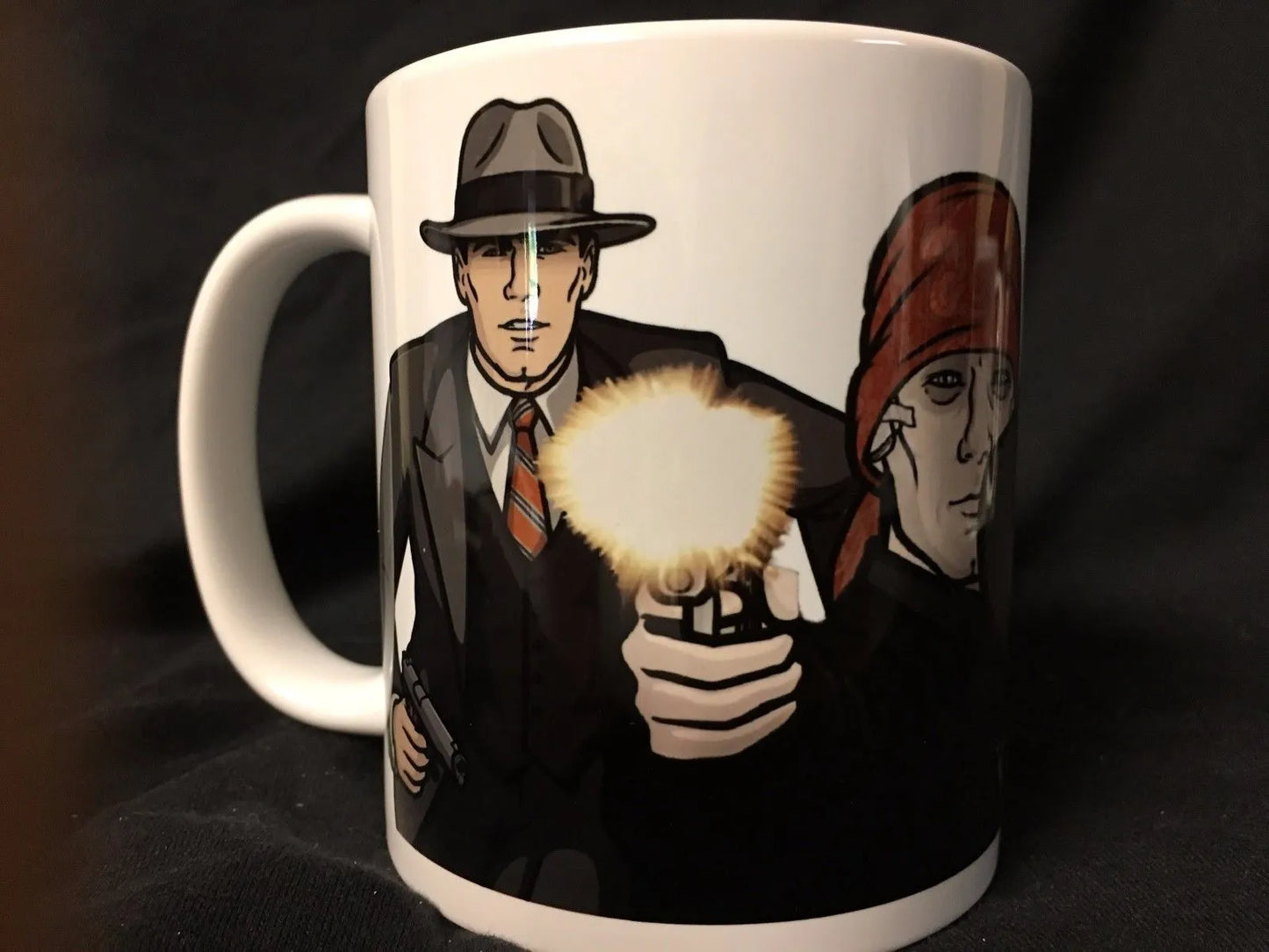 Archer Collage Coffee Mug Coffee Mugs Redheadedtshirts.com 