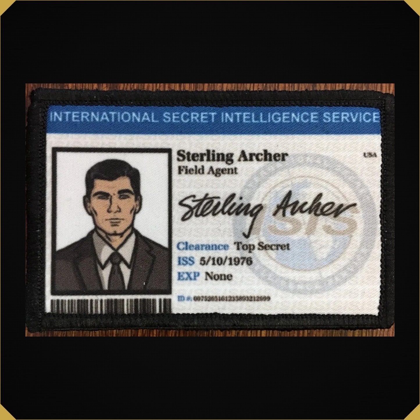 'Sterling Archer ISIS' ID Badge 2x3 Archer Morale Patch