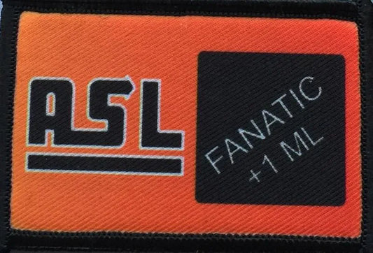 ASL Fanatic Counter Morale Patch Morale Patches Redheaded T Shirts 