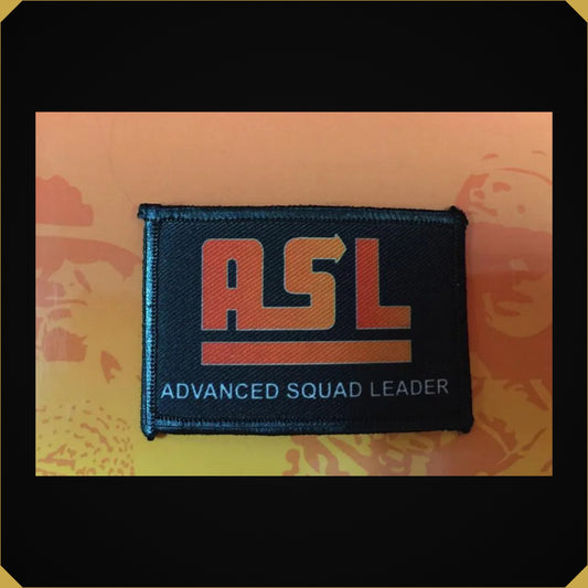 ASL Logo Text Morale Patch