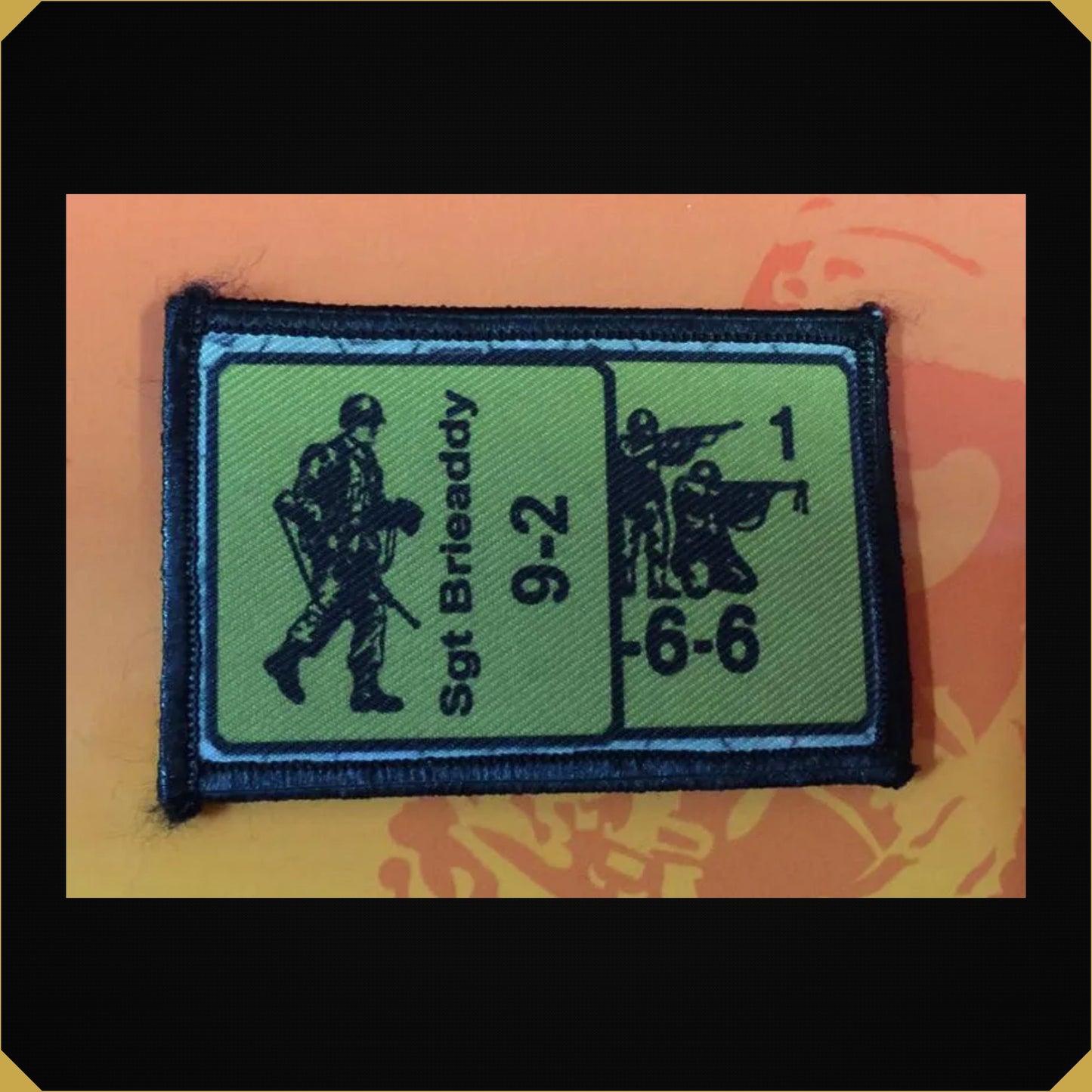 ASL U.S. MMC & SMC Counters Morale Patch (PERSONALIZED!)