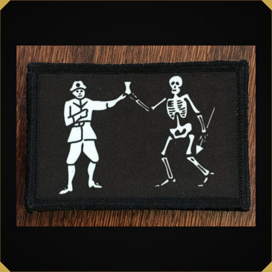 Bartholomew Roberts Pirate Flag Morale Patch