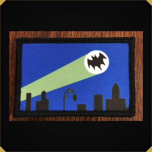 Batman Bat Signal Morale Patch