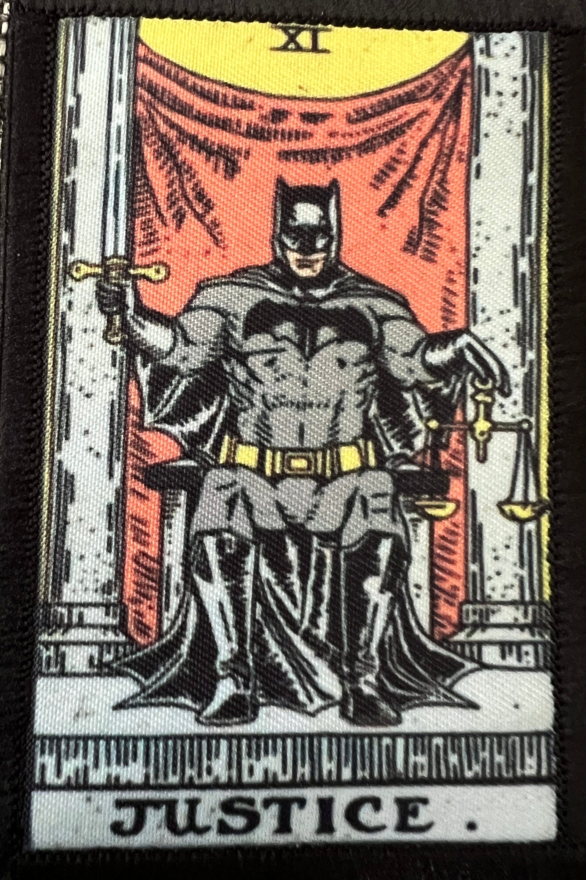 Batman The Justice Tarot Card Morale Patch