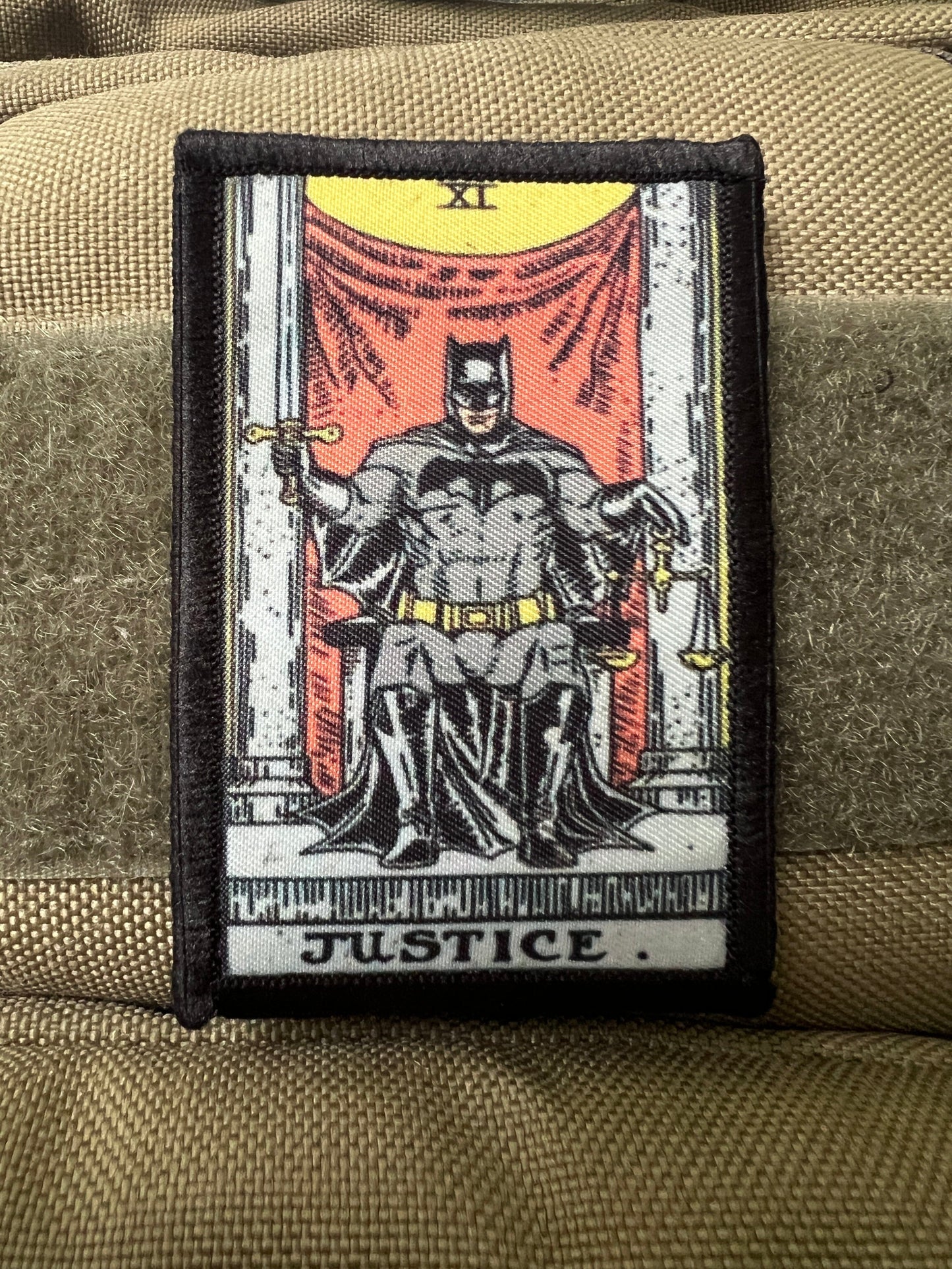 Batman The Justice Tarot Card Morale Patch