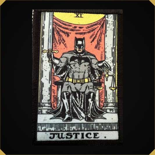 Batman The Justice Tarot Card Morale Patch