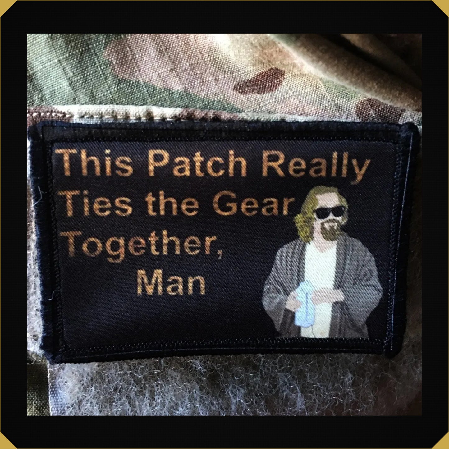 Big Lebowski Movie 'Pee Rug' Morale Patch