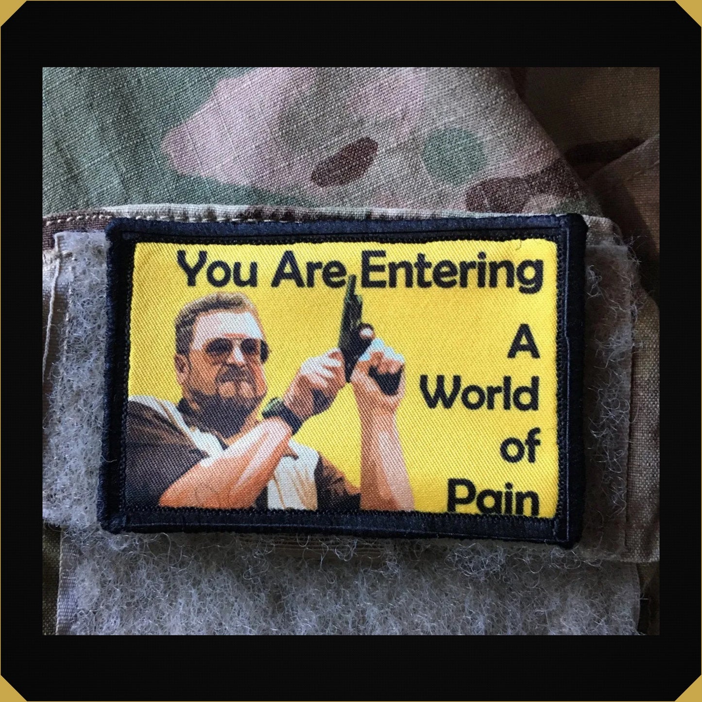 Big Lebowski Movie World of Pain Morale Patch