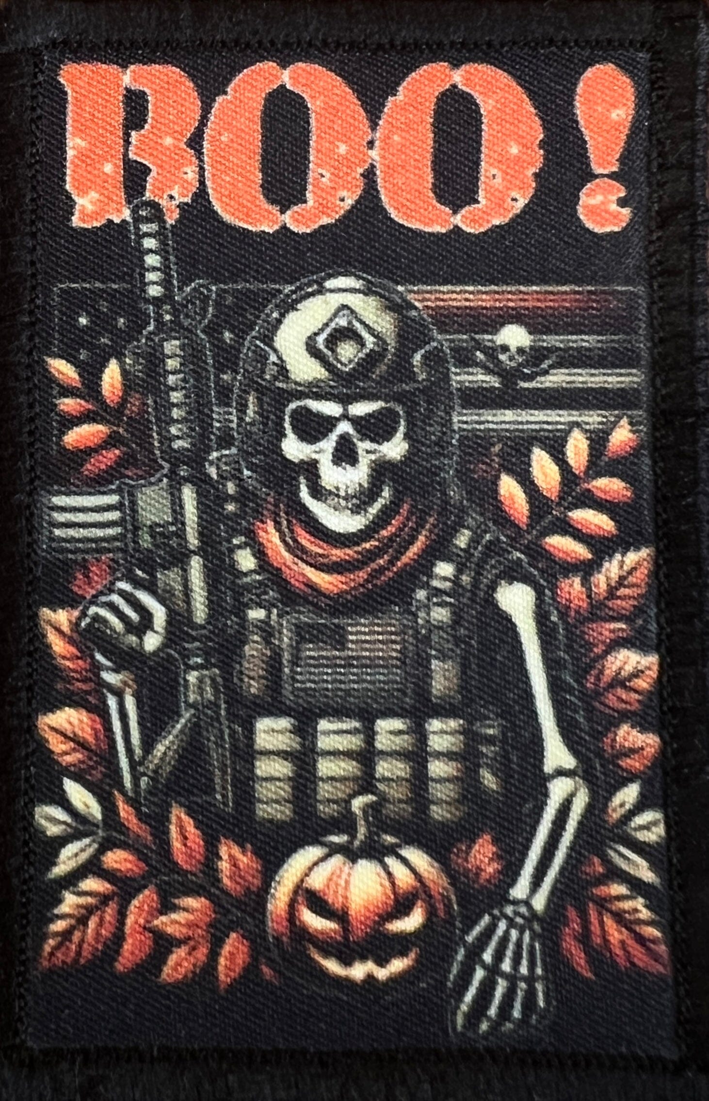 Tactical Halloween Velcro Morale Patch