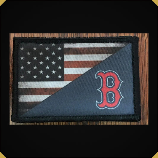 Boston Red Sox USA Flag Morale Patch