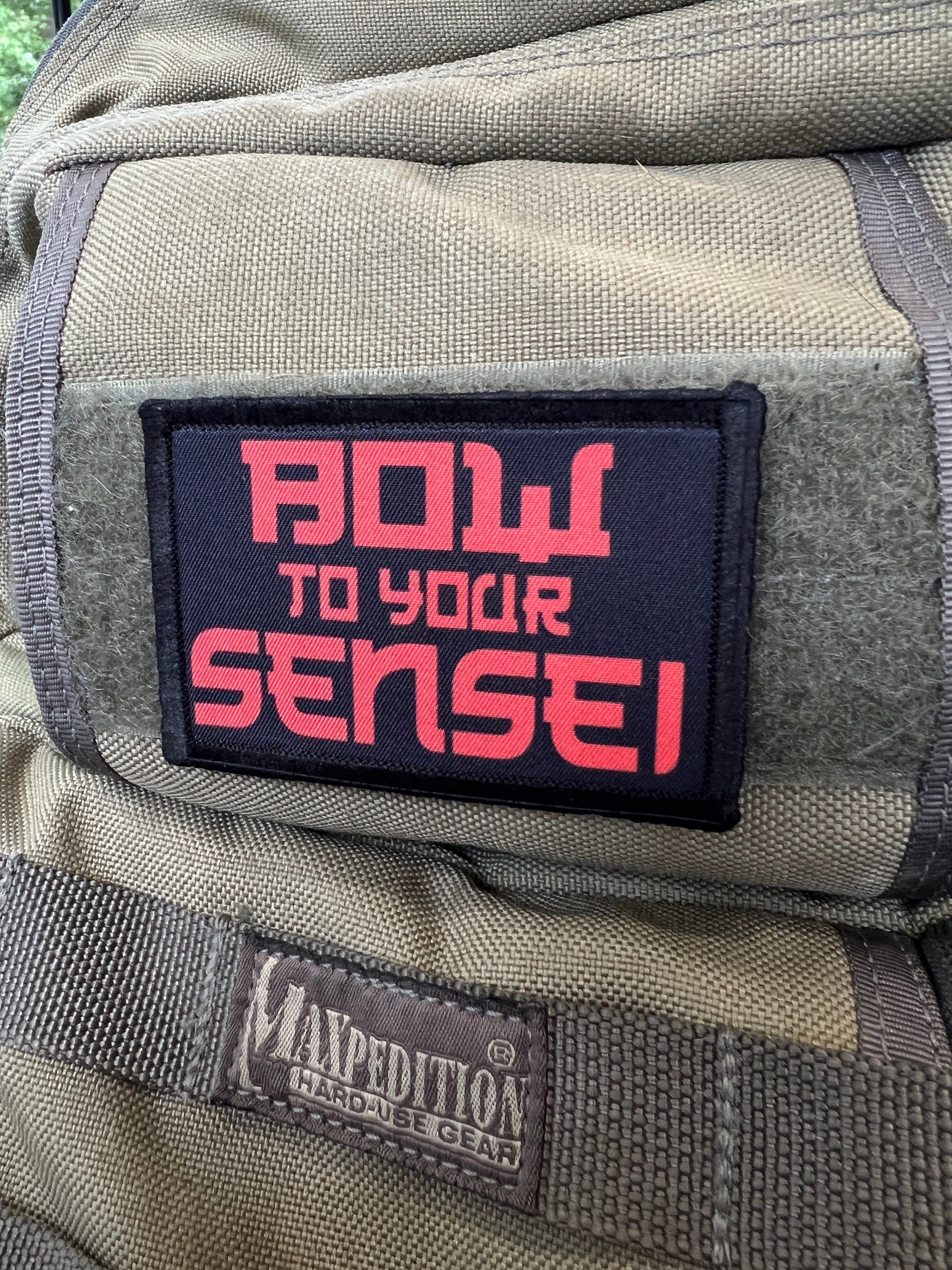 Bow To Your Sensei Rex Kwon Do Morale Patch