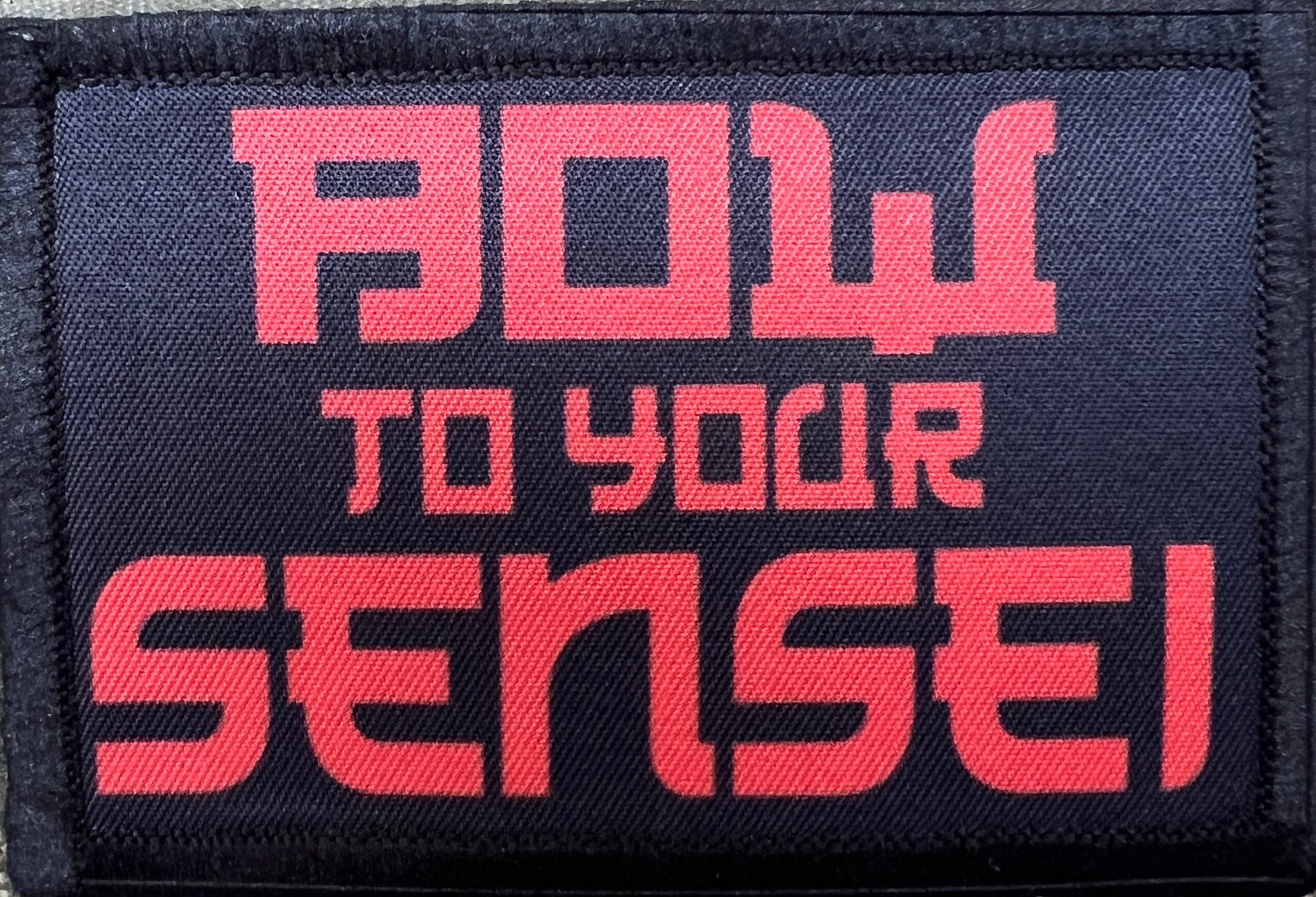 Bow To Your Sensei Rex Kwon Do Morale Patch