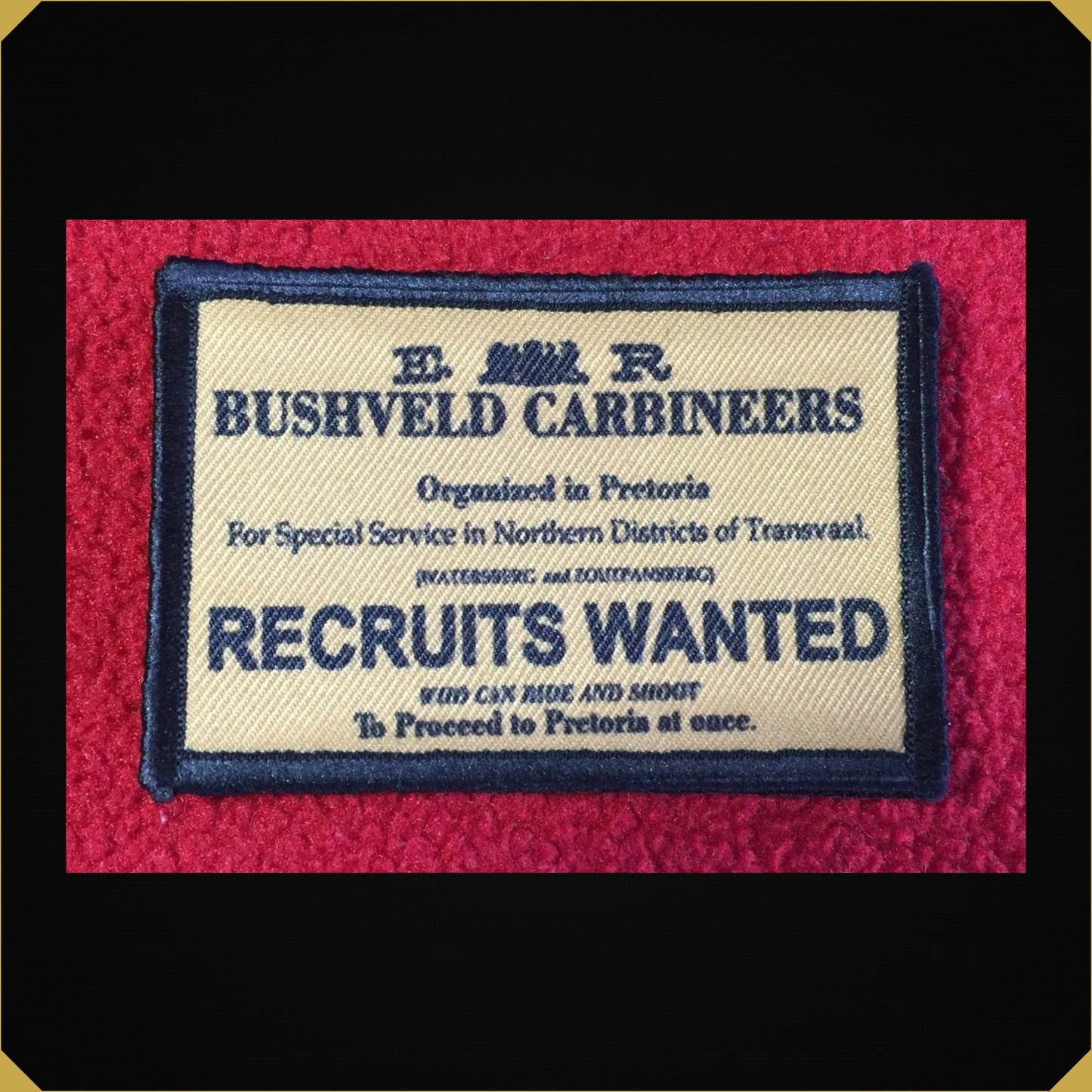 Breaker Morant Bushveld Carbineers Morale Patch