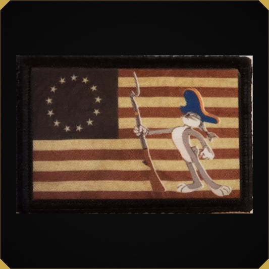 Bugs Bunny Betsy Ross Flag Morale Patch