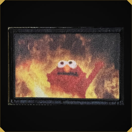 Burning Elmo Morale Patch
