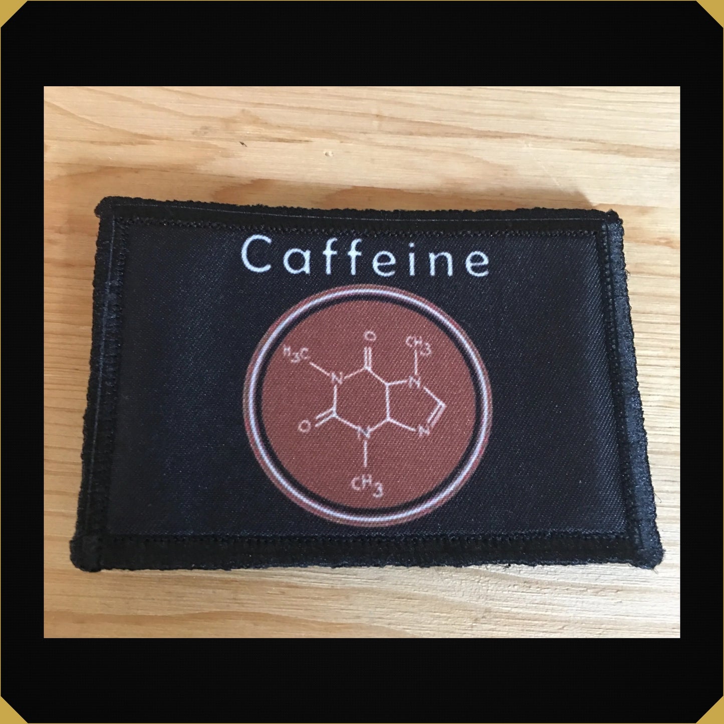 Caffeine Molecule Morale Patch