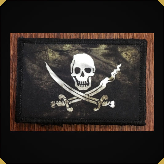 Calico Jack Pirate Flag Morale Patch