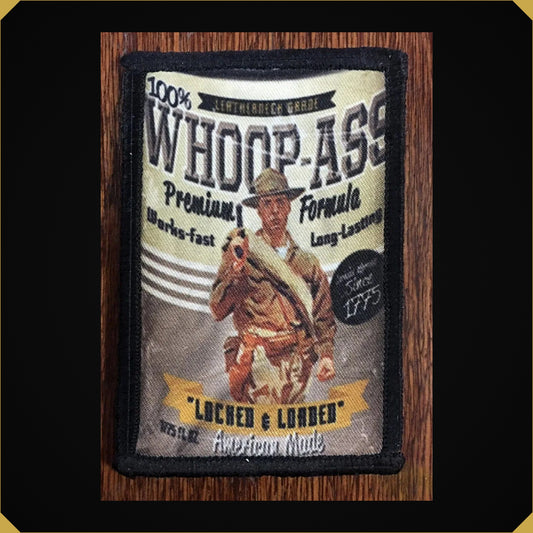 Can of American Whoop Ass Morale Patch