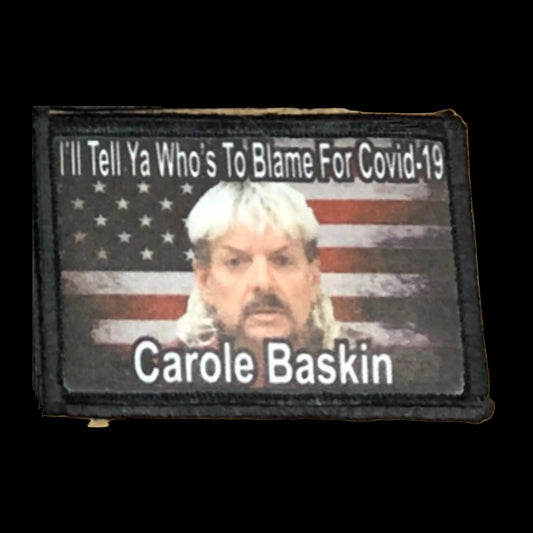 Carole Baskin Covid-19 Tiger King Morale Patch