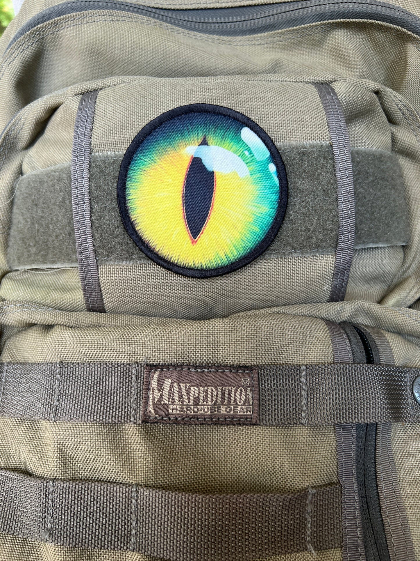 Cat's Eye Custom Morale Patch. Cat lovers patch