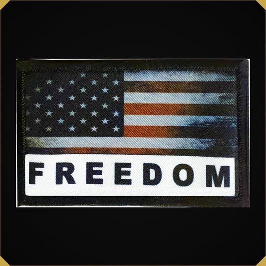 Charlie Kirk Freedom USA Flag Morale patch