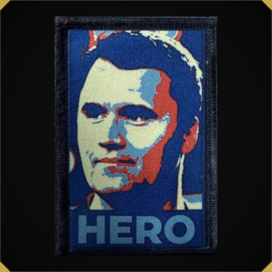 Charlie Kirk HERO Quote Morale patch