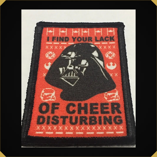 Christmas Star Wars Darth Vader Morale Patch