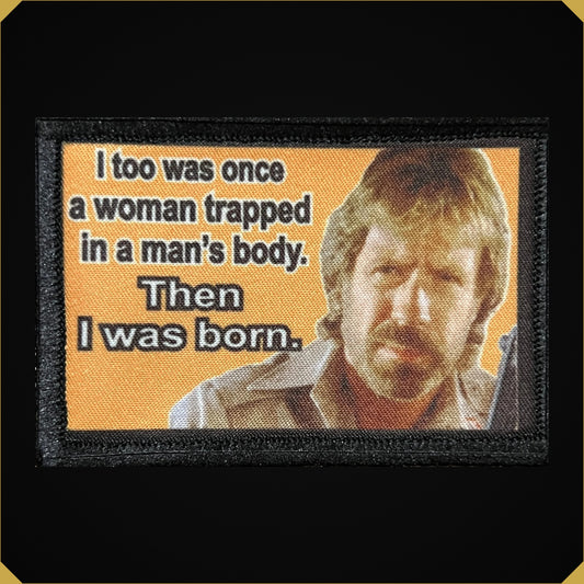 Chuck Norris "Then I was Born" Morale Patch
