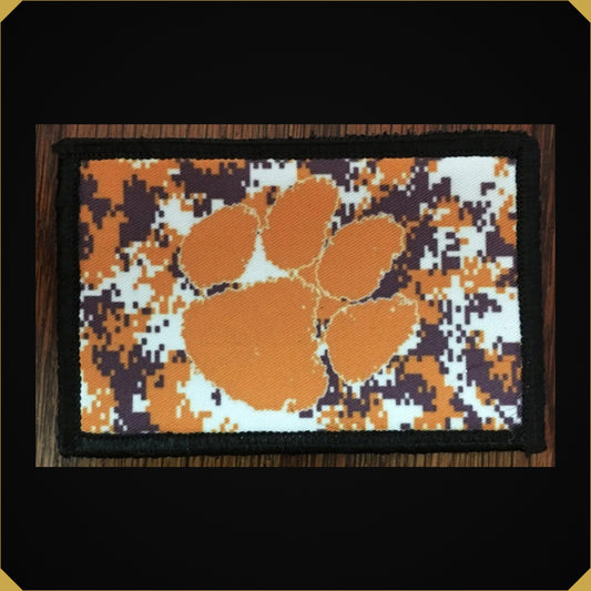 Clemson Tigers Football Camo Morale Patch