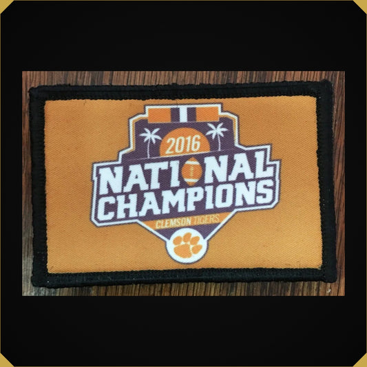 Clemson Tigers National Champions Morale Patch