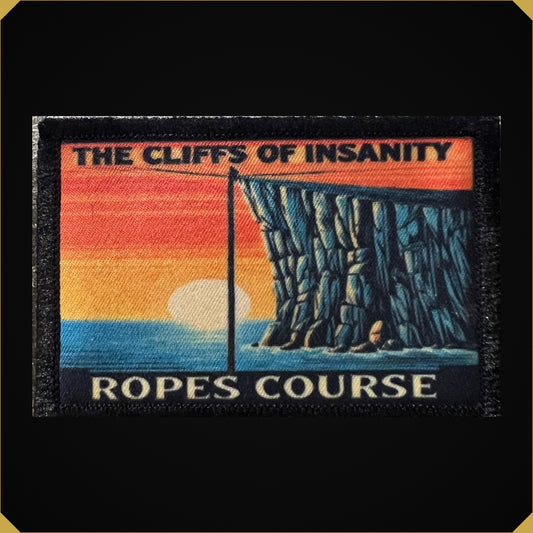 Cliffs of Insanity Ropes Course Morale Patch