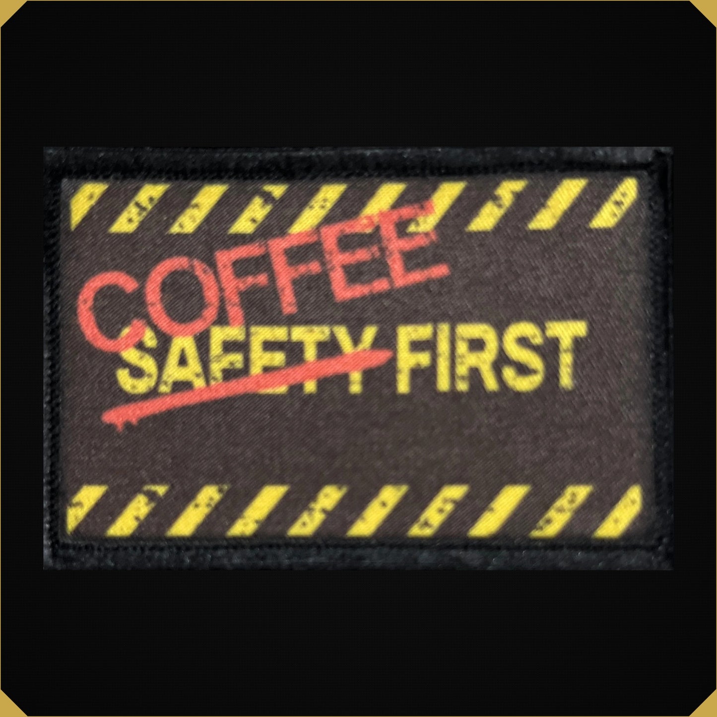'Coffee First' 2x3" Morale Patch