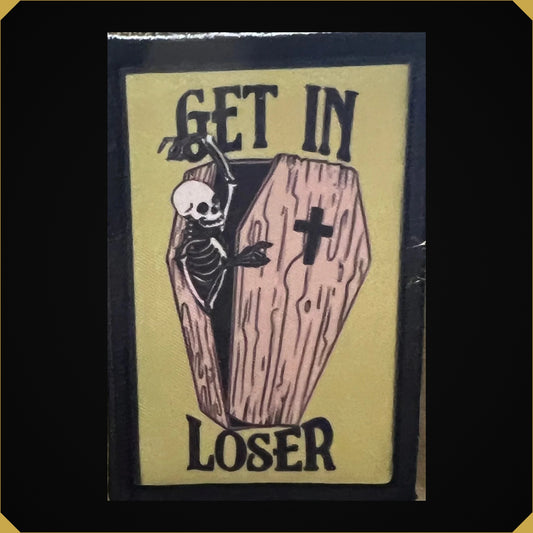 Coffin Get In Loser Morale Patch