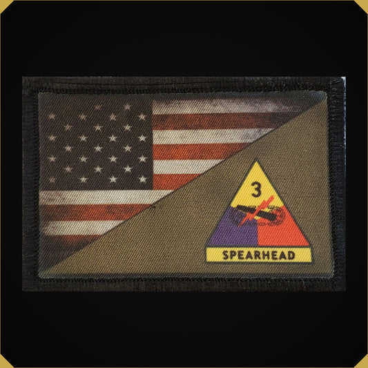 3rd Armored Division / USA Flag Morale Patch