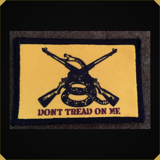 Crossed M1 Garands Gadsden Flag 'Don't Tread On Me' Morale Patch