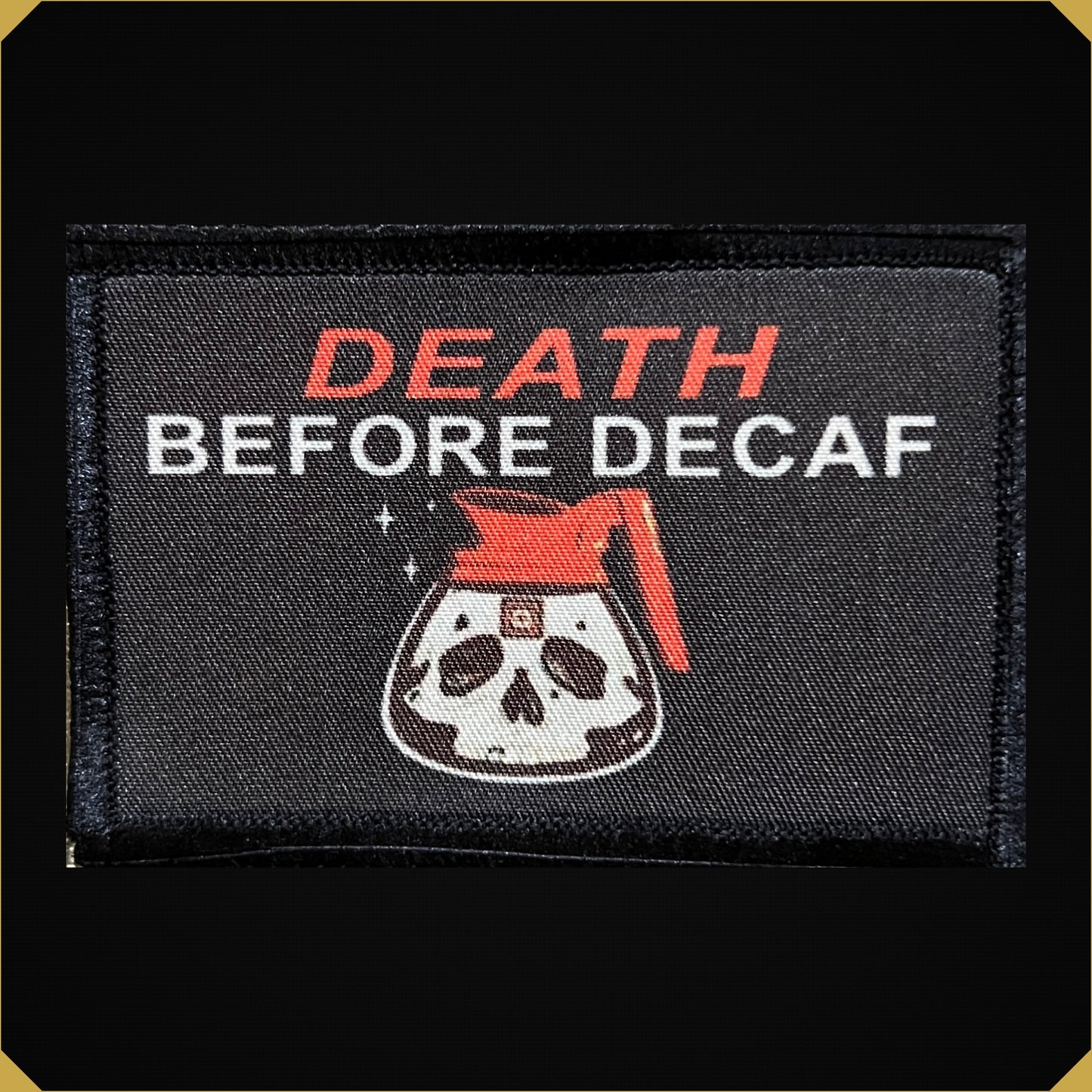Death Before Decaf Morale Patch