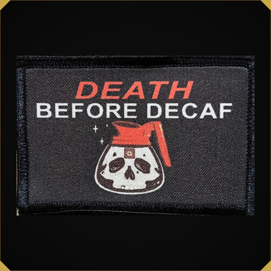 Death Before Decaf Morale Patch
