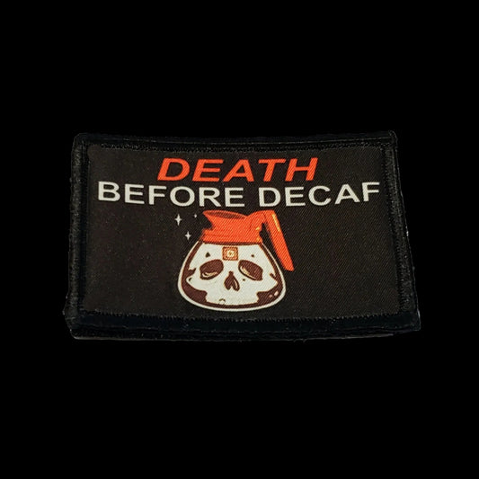 Death Before Decaf Morale Patch