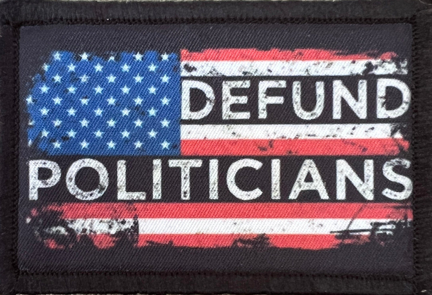 Defund Politicians USA Flag