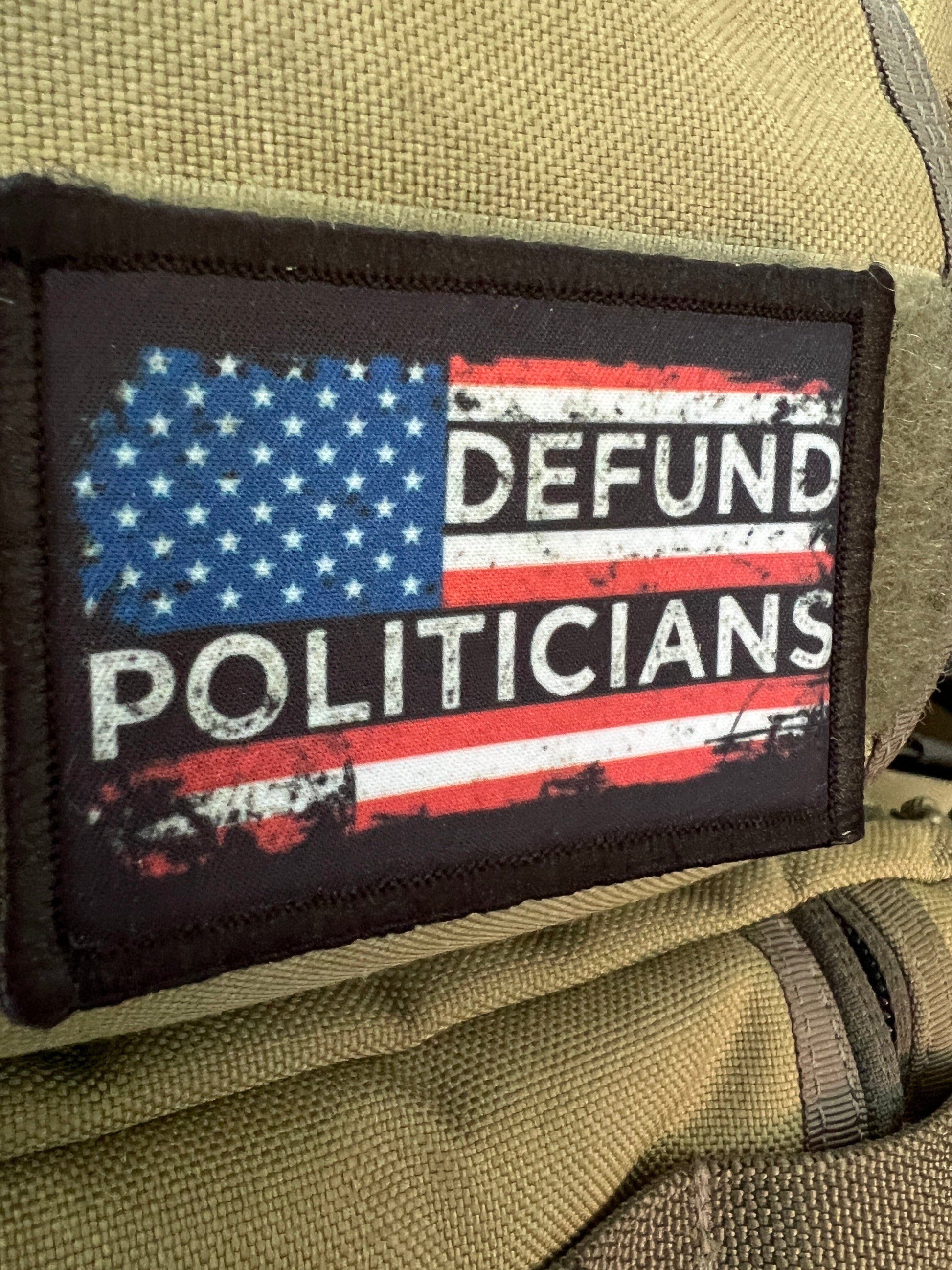 Defund Politicians USA Flag