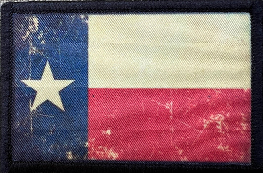 Distressed Texas State Flag Morale Patch