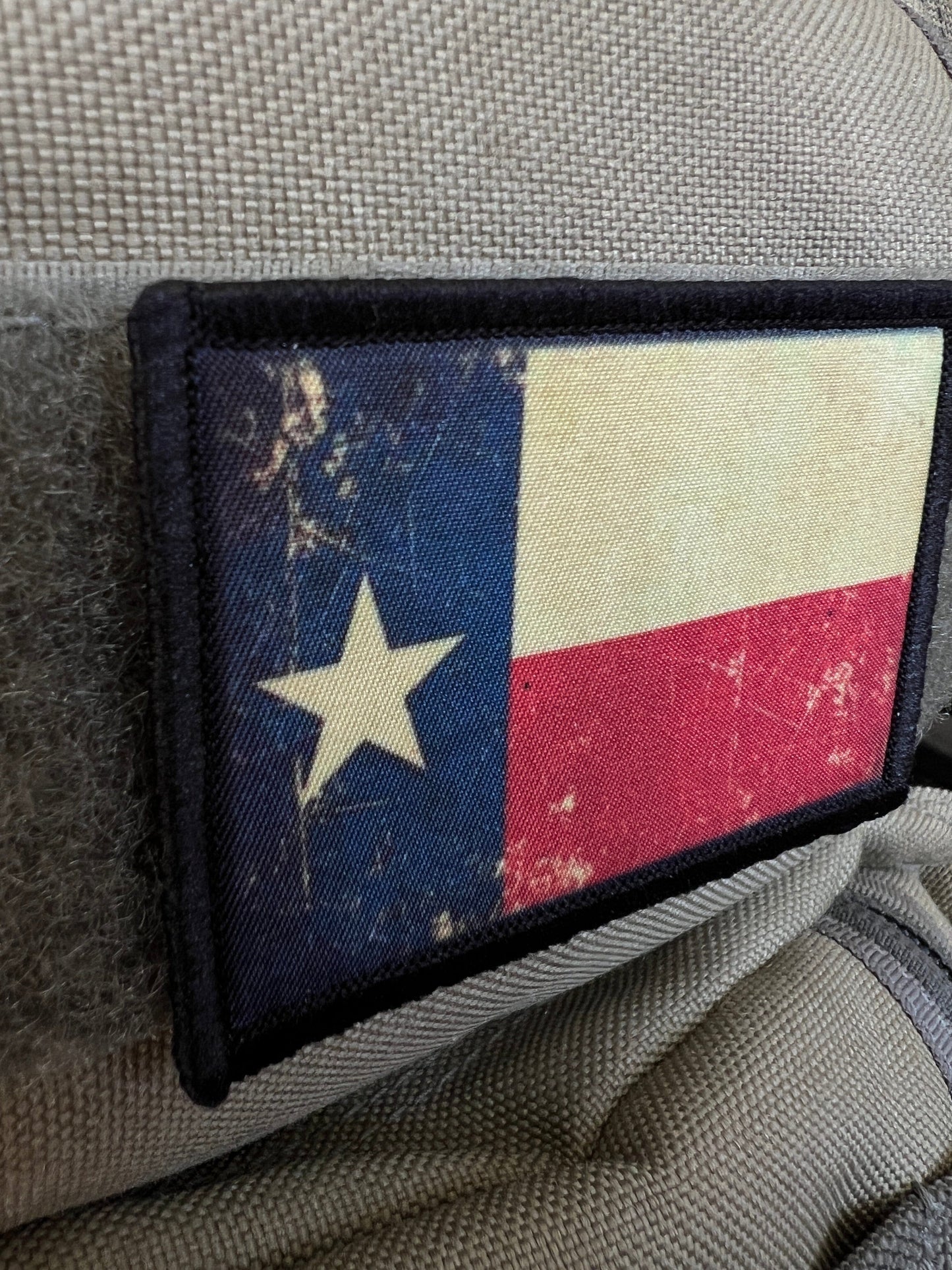 Distressed Texas State Flag Morale Patch