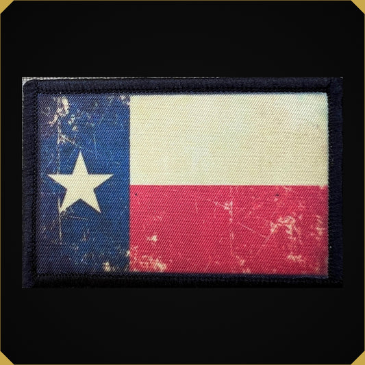 Distressed Texas State Flag Morale Patch