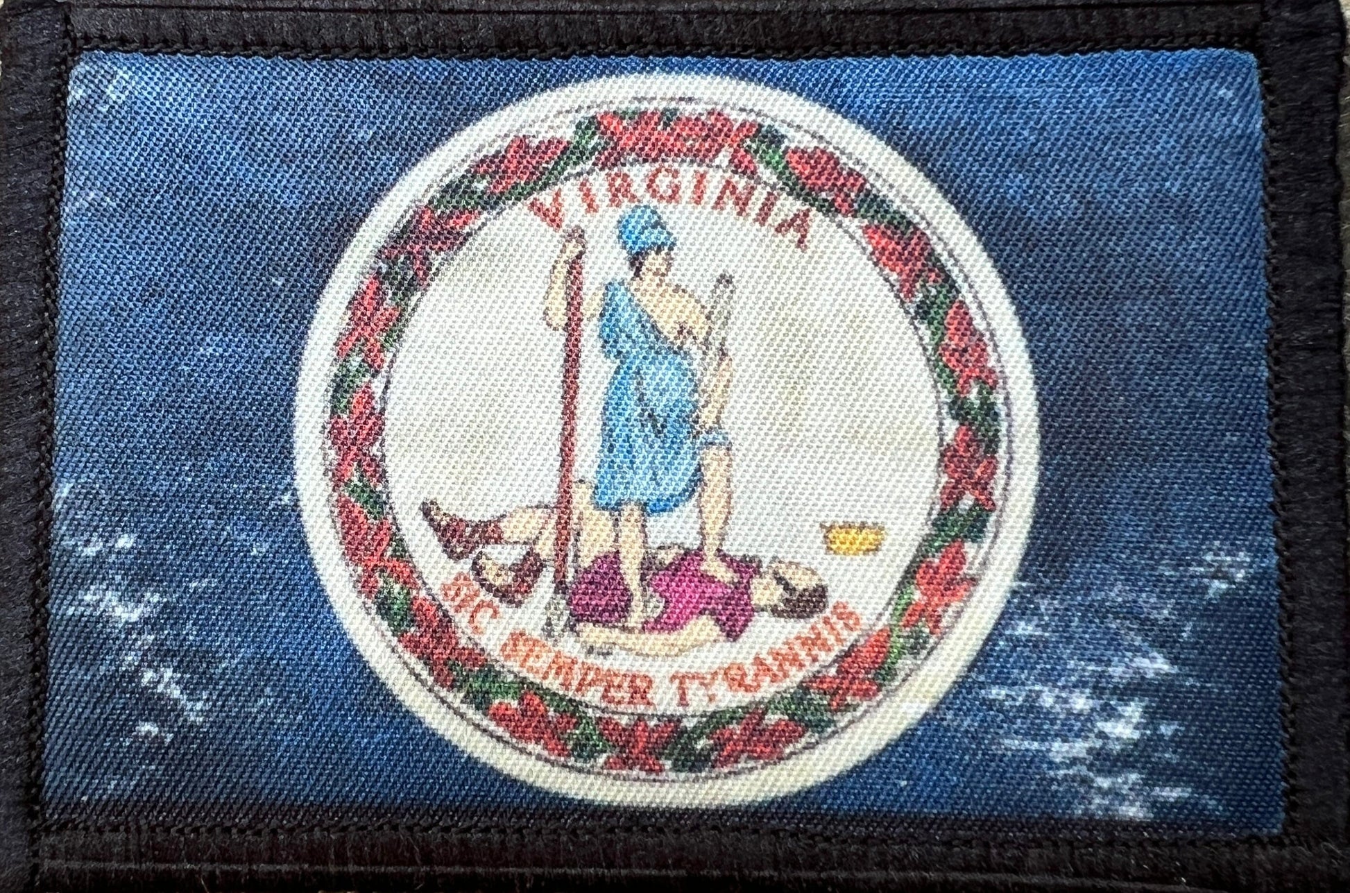 Distressed Virginia State Flag Morale Patch